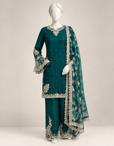 ZW028 - GREEN WEDDING WEAR