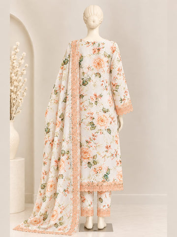 ZW006 - Peach Printed Frock