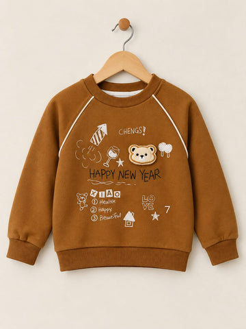 MA752 - Kids Printed Sweatshirt - 6 Months to 3 Years