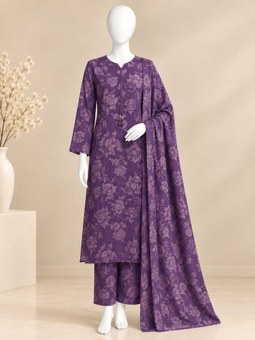 Women Printed 3PC Stitched Suit - 5 Colors