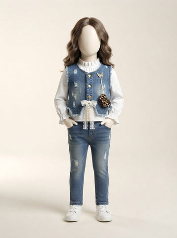 Girls Denim Set Collection